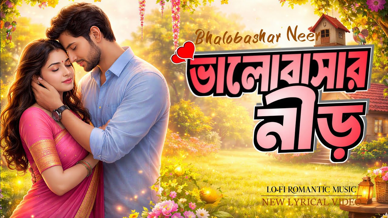Bhalobashar Neer (ভালোবাসার নীড়) - Official Music Video | Relaxing Lo-Fi Love Song 2026