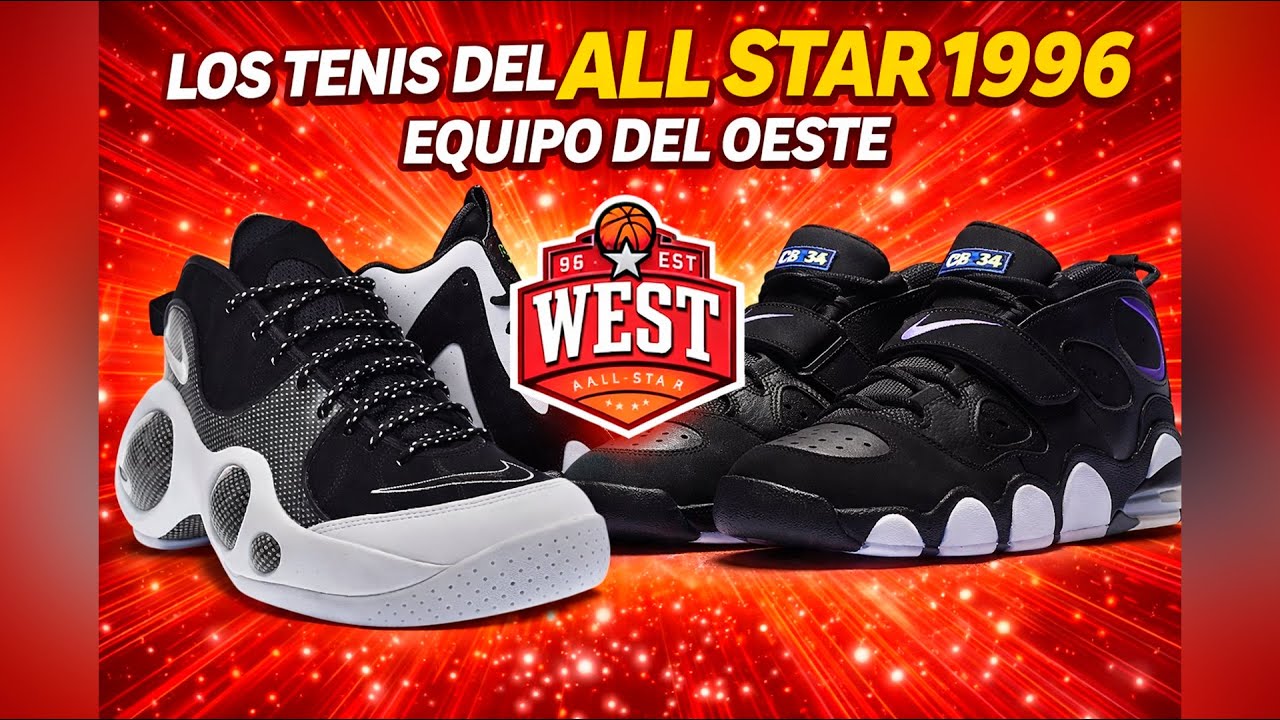 Los tenis del All-Star 1996 (Oeste): la última era salvaje de la NBA