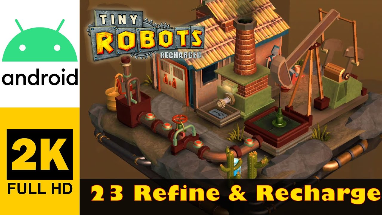 Поправка и Подзарядка | Tiny Robots Recharged | Прохождение без комментариев | Android