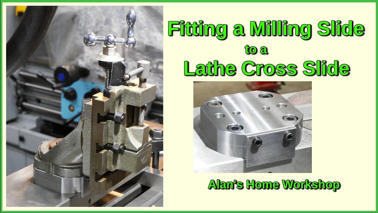 Machining Mounting Plates for a Milling Slide on a Lathe.