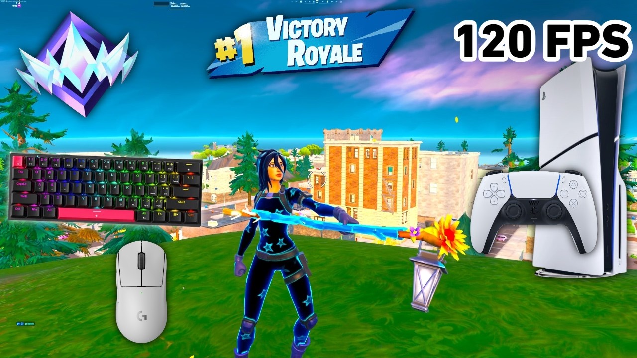 Fortnite Unreal Ranked Reload On PS5 Slim | Keyboard & Mouse Gameplay | 120 FPS | 4K