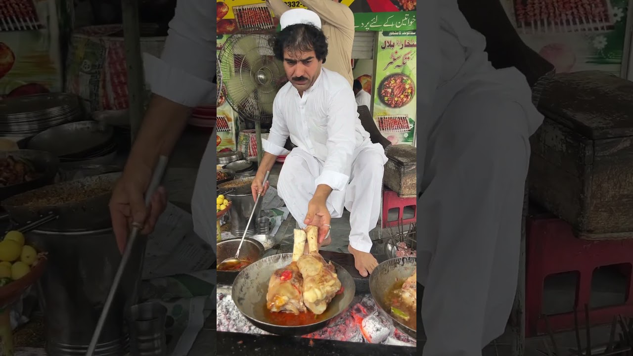 Afghani Special Bong Paye #food #streetfood #foodie #afghanifood