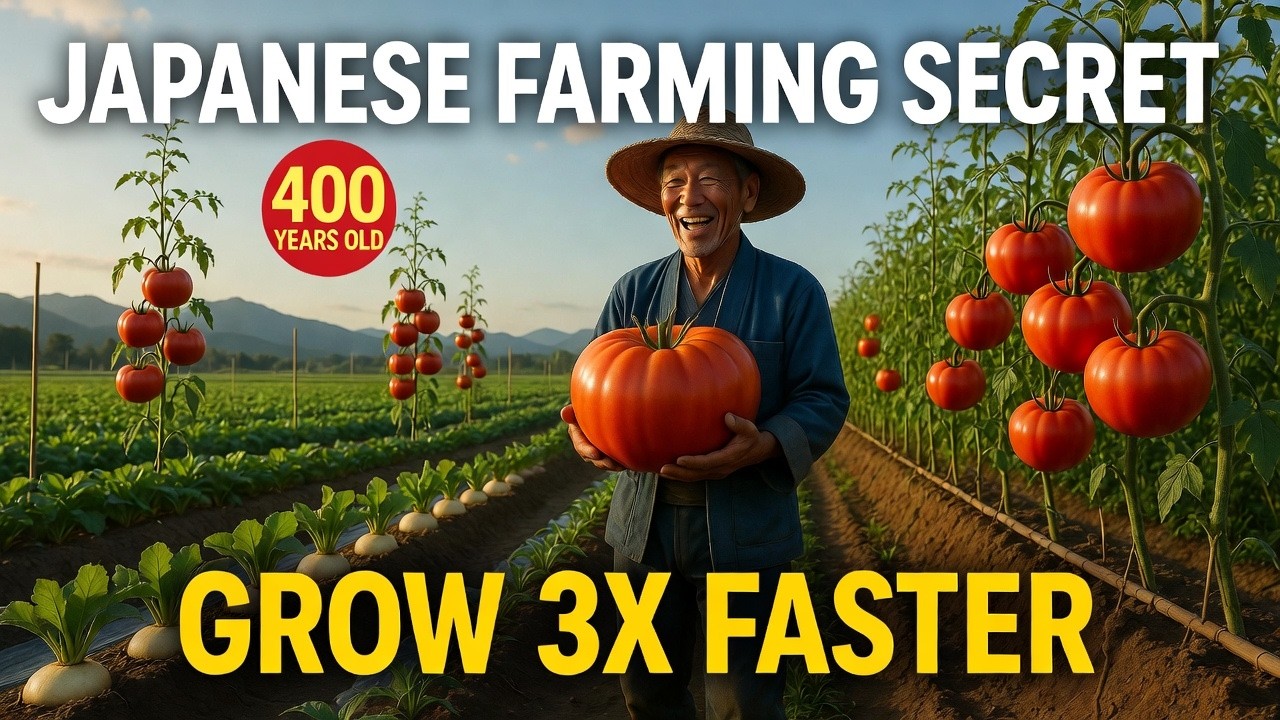 Japanese Farmers Grow Vegetable 3X Faster
