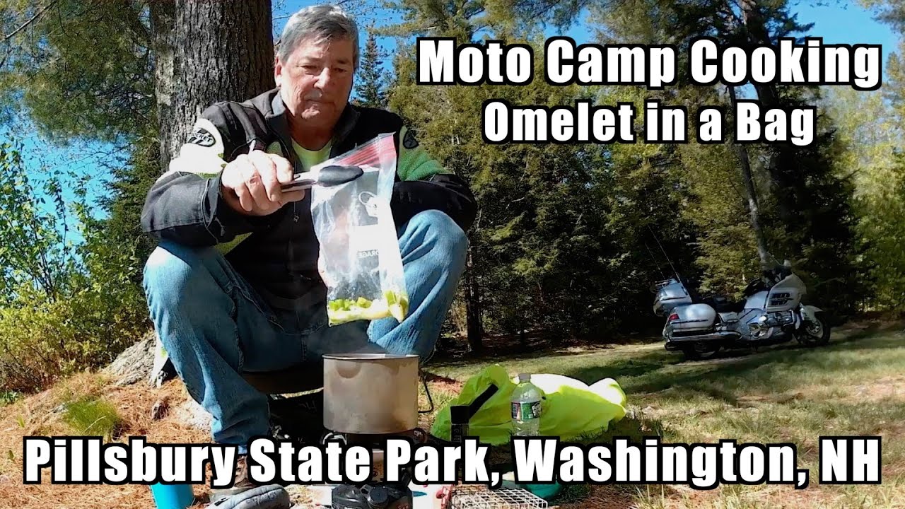 Moto Camp Cooking with Harry Omelet in a Bag