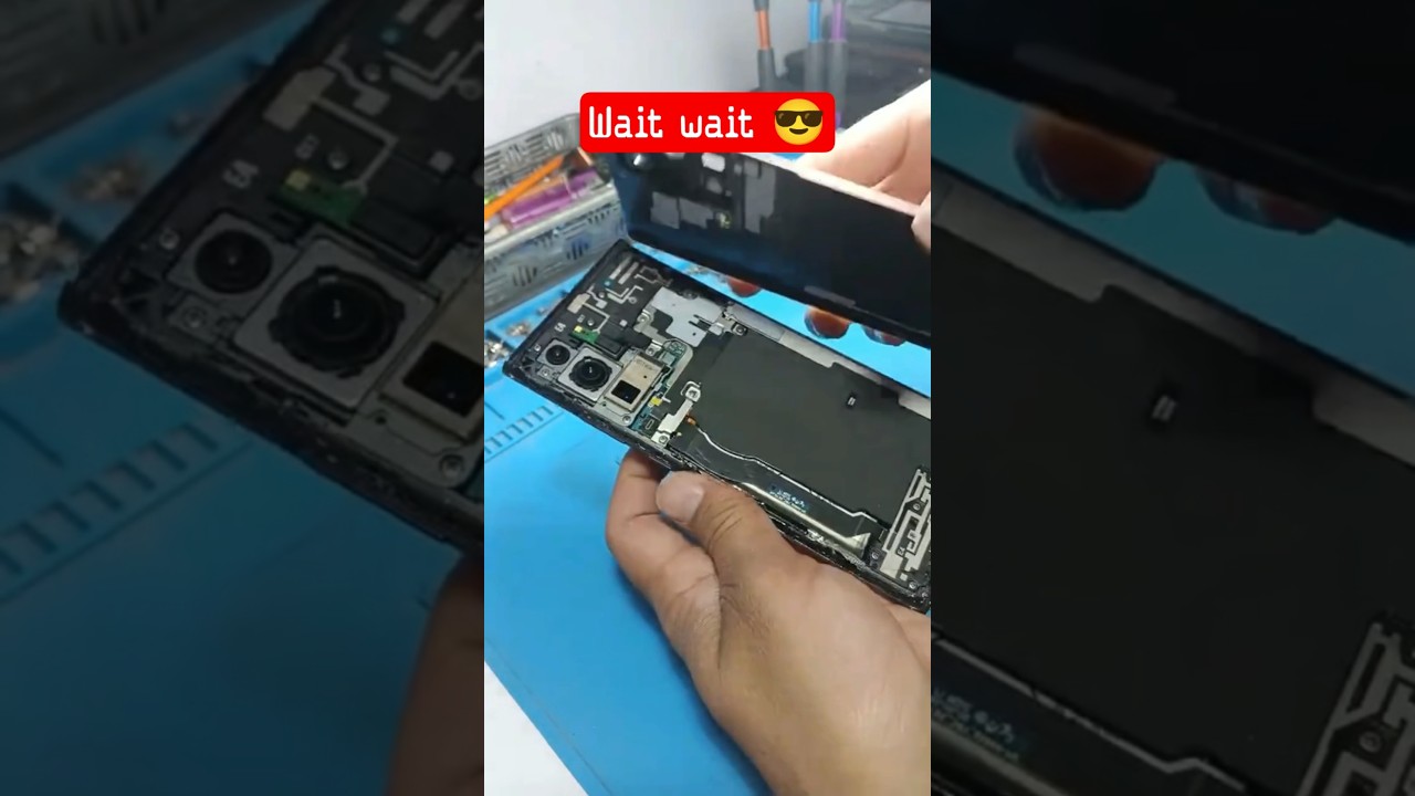 Samsung note 20 ultra back glass replacement #mobilelegends #samsungmobile #repair