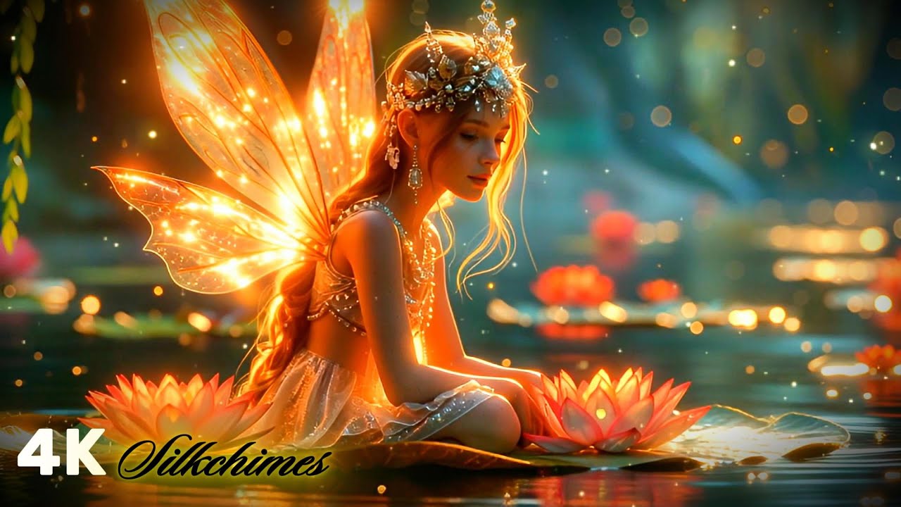 Silkchimes | Wish Lantern Regatta✨ A Lake of Floating Stars (4K Fairy Fantasy Ambience)