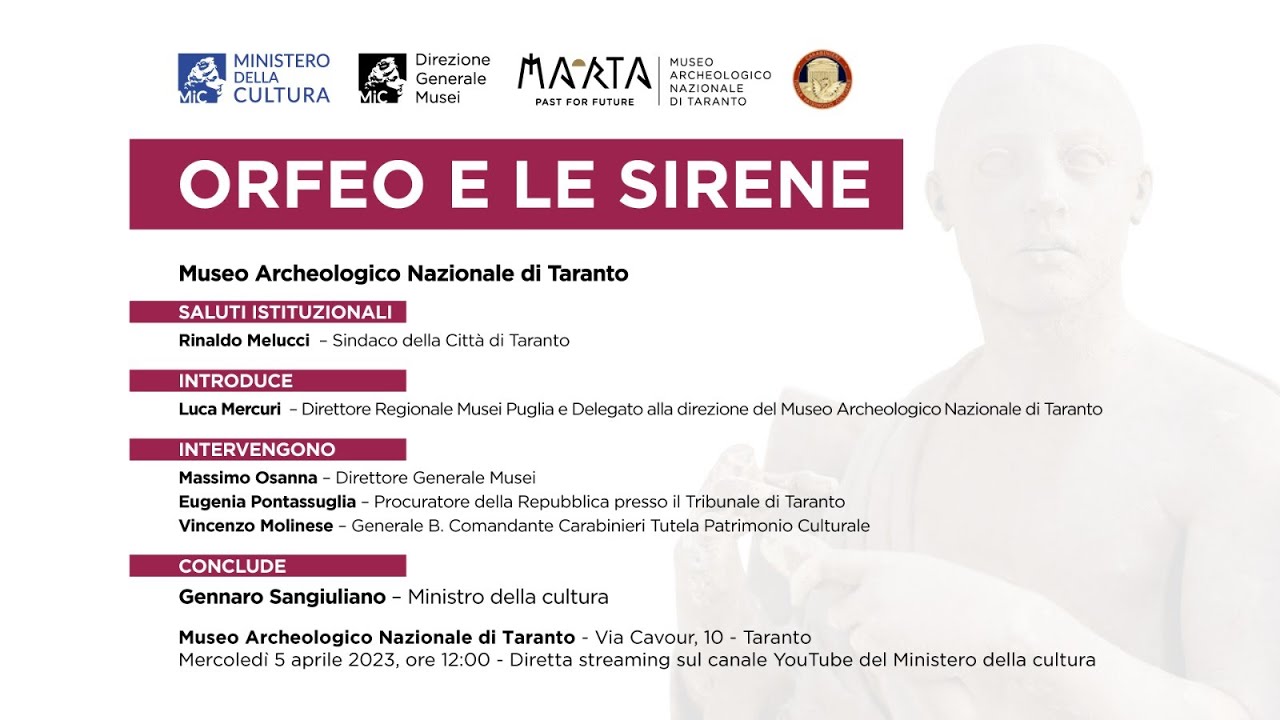 Orfeo e le sirene | Museo Archeologico Nazionale di Taranto