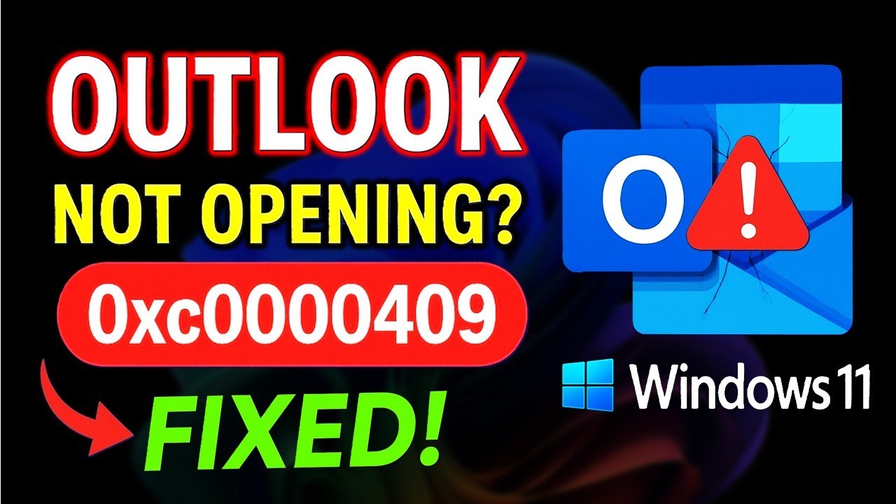 Как исправить проблему с не открывающимся приложением Outlook в Windows 11 (ошибка 0xc0000409)