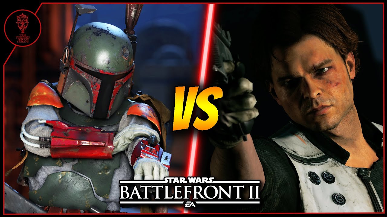 Sweaty Han Solo VS Toxic Boba Fett! Star Wars Battlefront 2 Heroes Vs Villains Gameplay