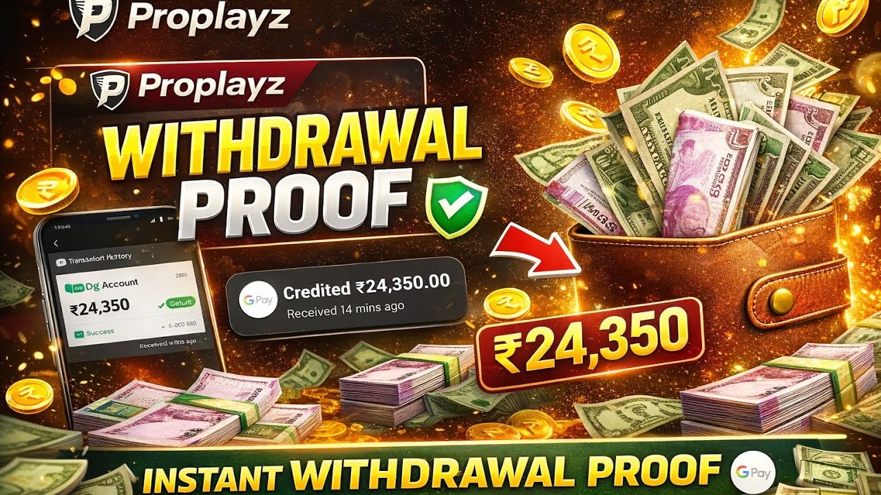ProPlayz App Se Paisa Nikla 😱 Live Withdrawal Proof