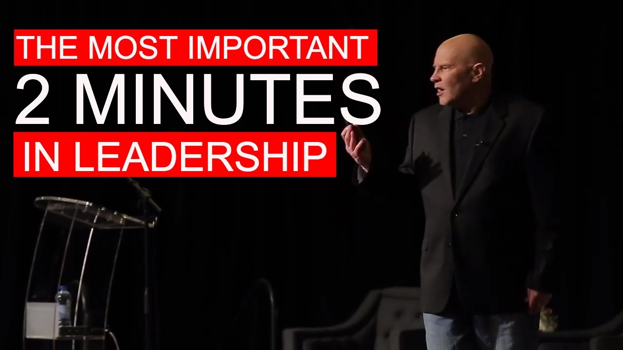 The most important 2 minutes in leadership&hellip;