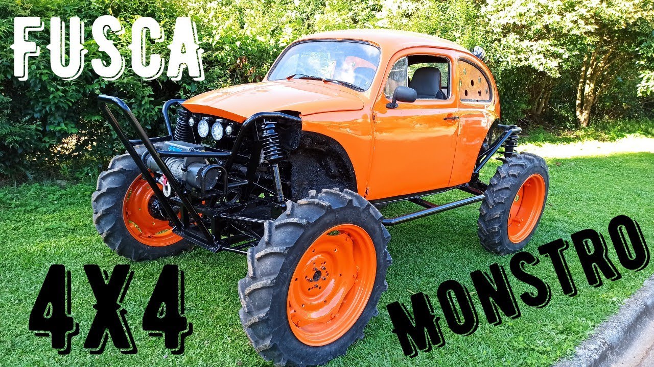 Fusca 4x4 Gigante Parte 02 finalizando Volkswagen Beetle 4x4 giant Monster