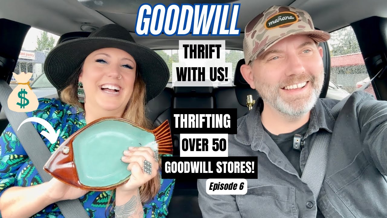 SO MANY FINDS! THRIFTING OVER 50+ GOODWILL THRIFT STORES! Thrift With Me Episode 6