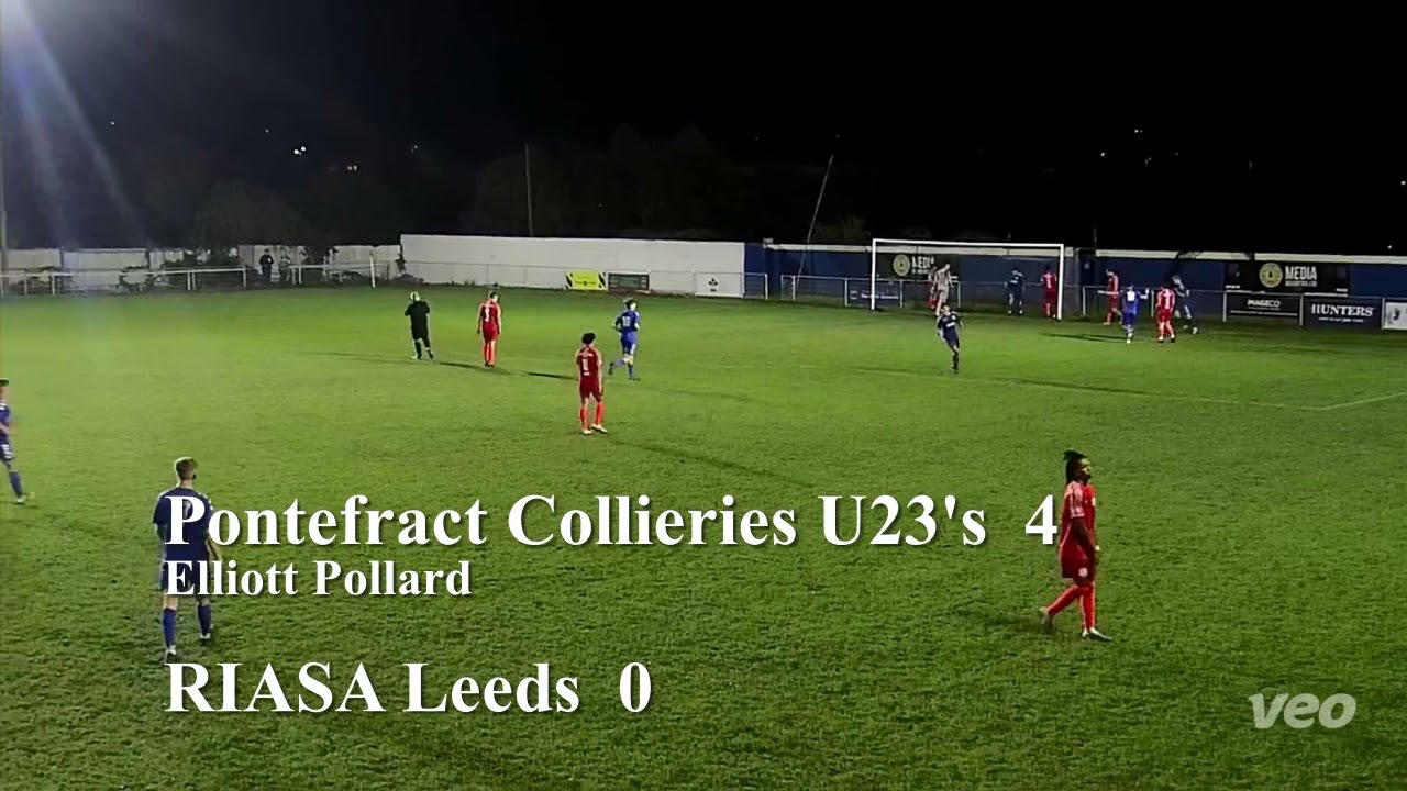Pontefract Collieries U23's vs RIASA Leeds U23's - HIGHLIGHTS