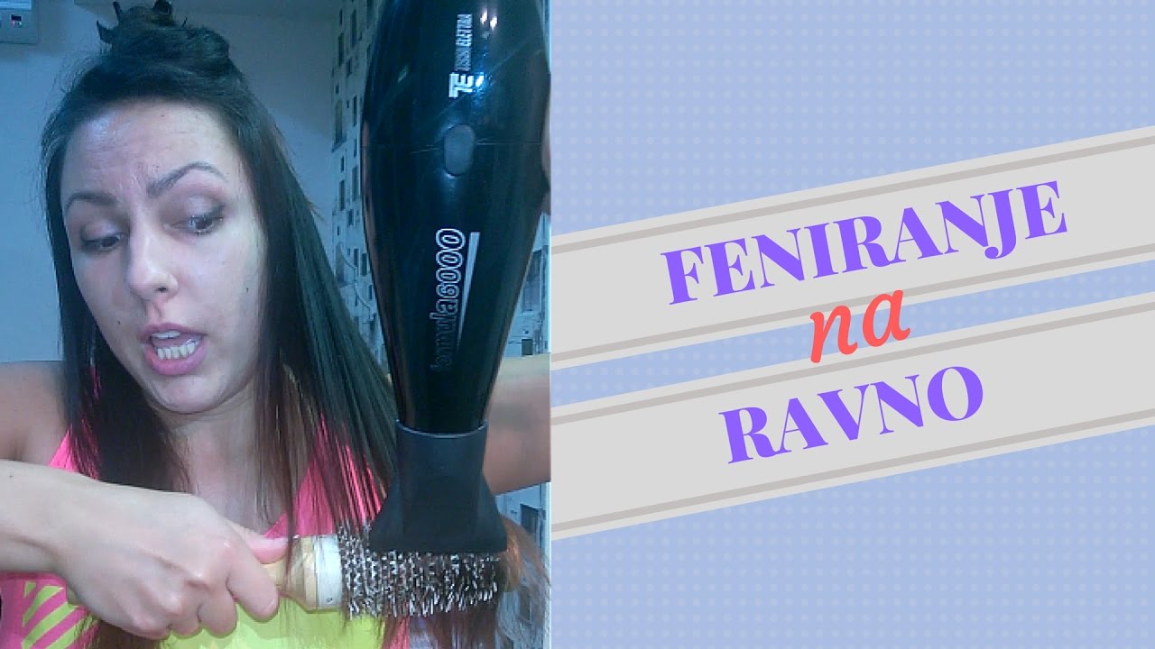 Feniranje kose na ravno