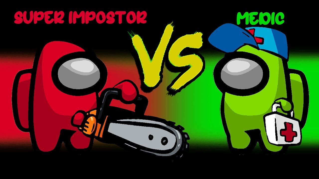 MEDIC vs SUPER IMPOSTOR ROLE BATTLE (Among Us)