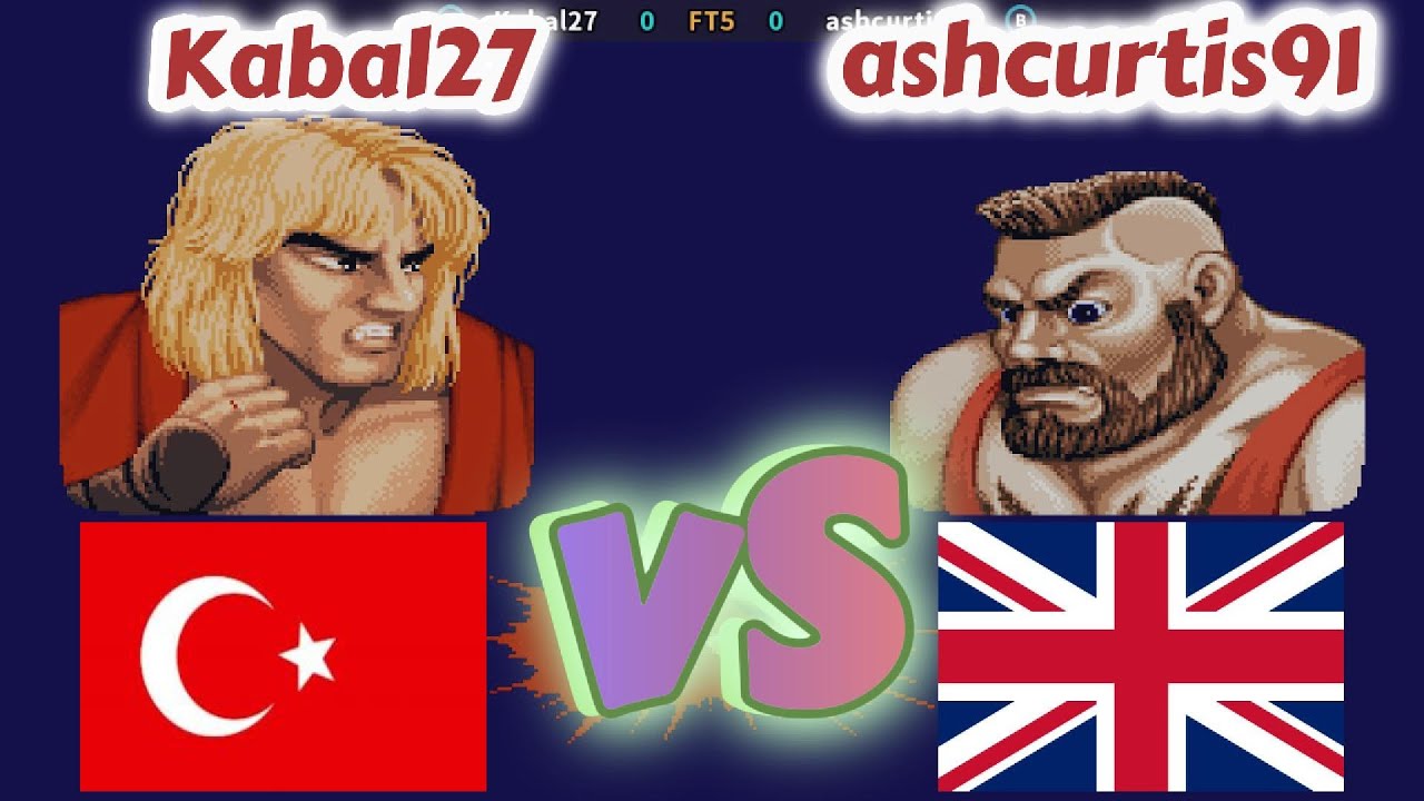 Street Fighter II': Champion Edition - Kabal27 vs ashcurtis91 - FT5 - 1080P/60FPS- 16.03.2025