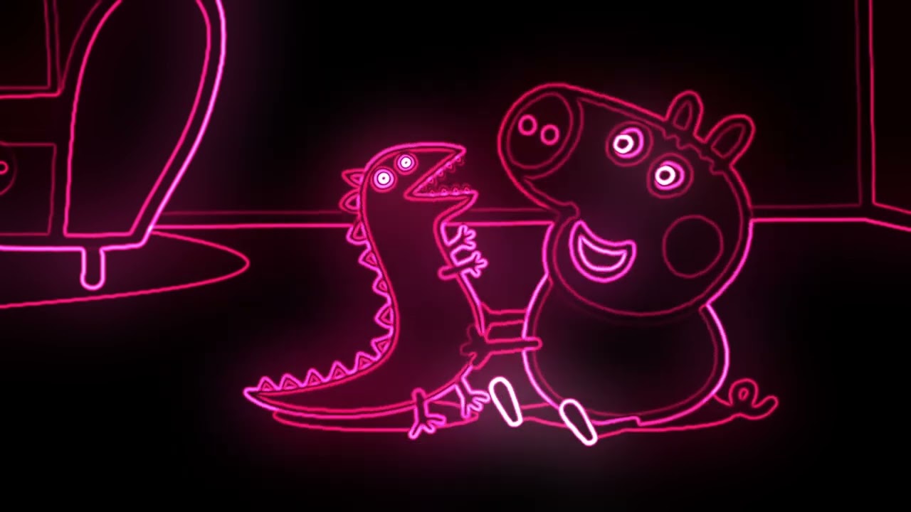 Dinosaur Grrr george Vocoded To Gangsta's Paradise, Miss The Rage and more songs - Peppa Pig