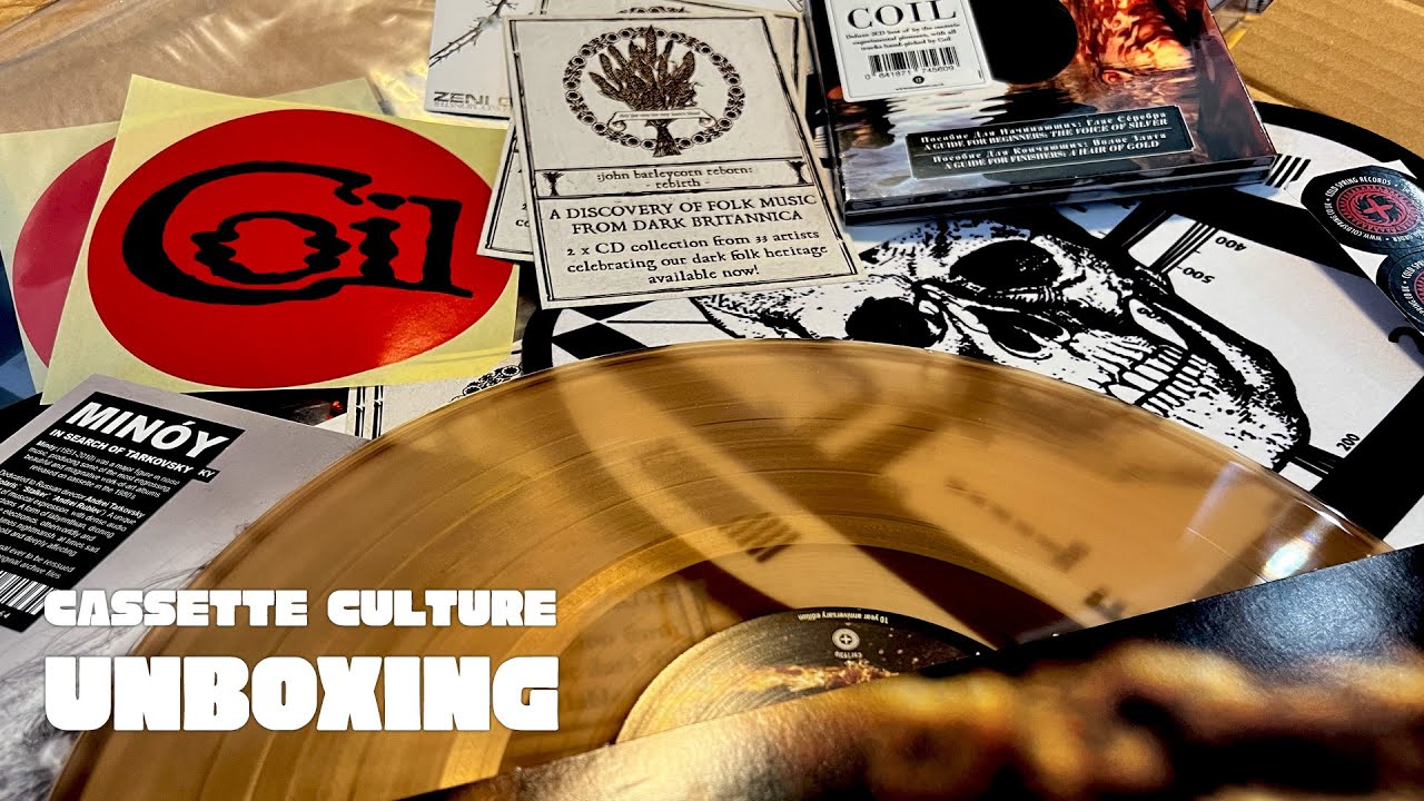 Unboxing: Cold Spring Records - Coil Vinyl, PTV Slipmat, Flyers, Mega-Package