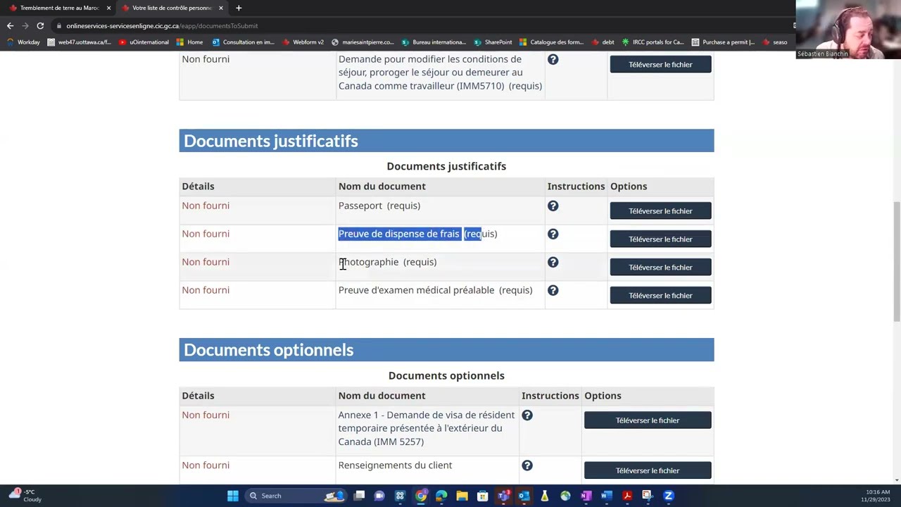22 - Demander un permis de travail dans le cadre des mesures spéciales annoncées par IRCC