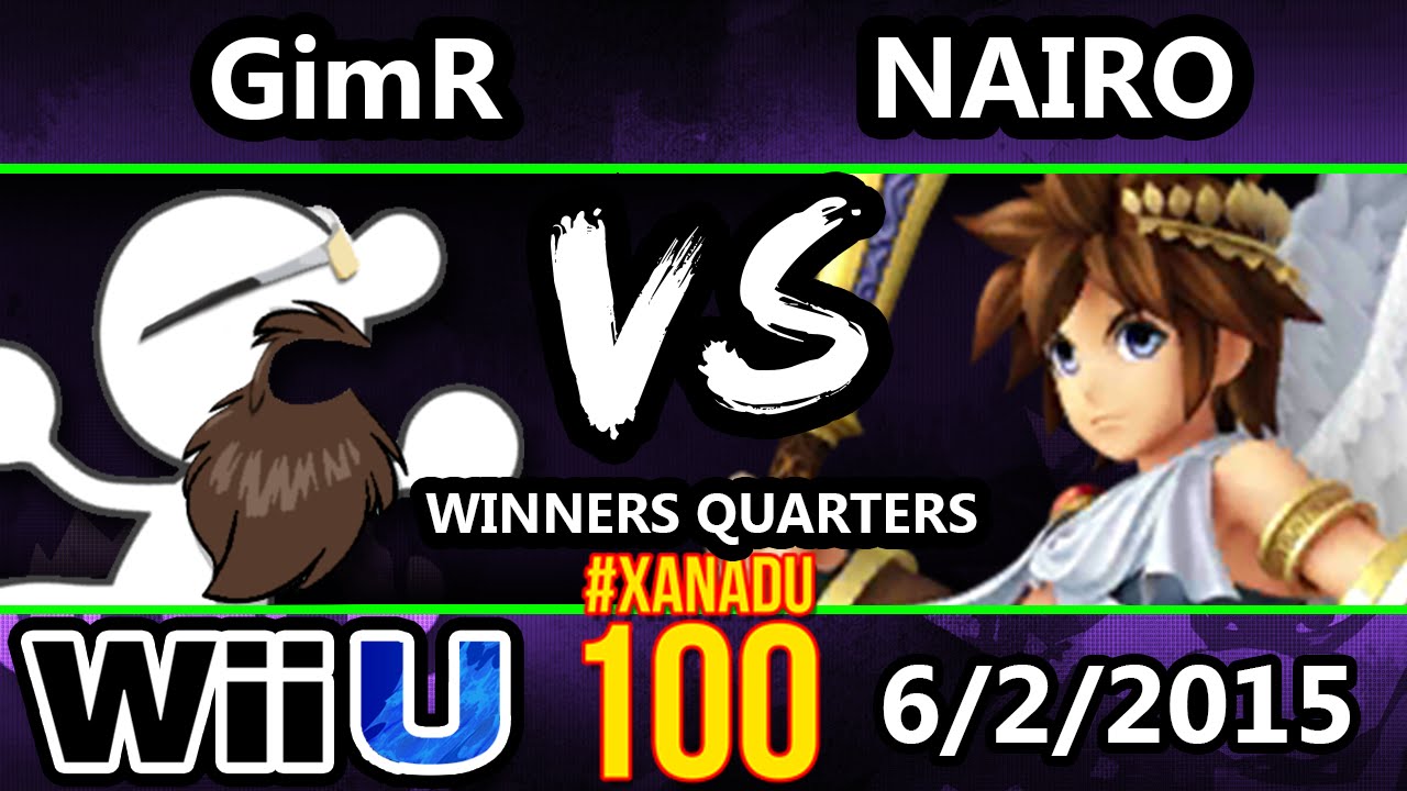 Xanadu 100 - Nairo (Pit) Vs. VGBC | GimR (G&W) SSB4 Winners Quarters - Smash wii U - Smash 4