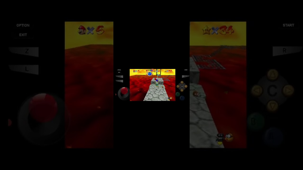 Jugando Mario 64 por favor Nintendo no me demandes