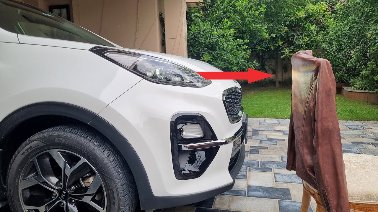 How to adjust headlight aim in Kia Sportage