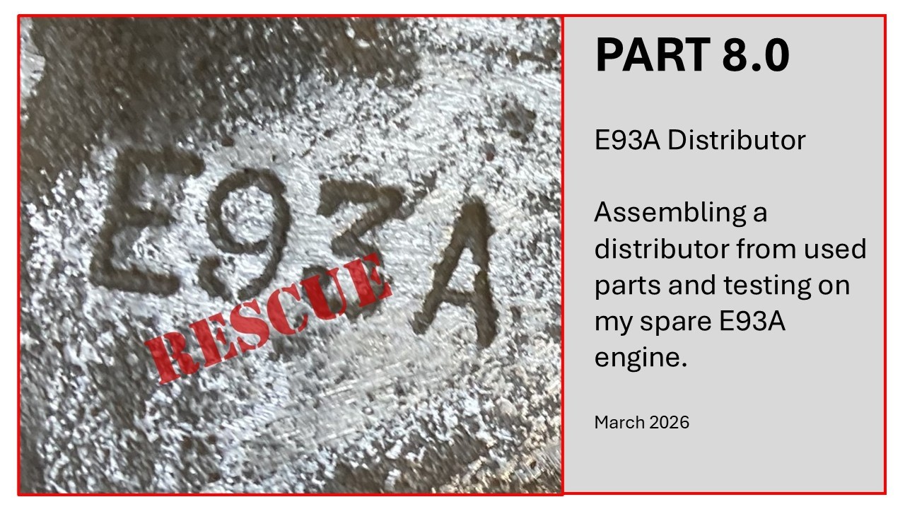 E93A Rescue Part 8 Distributor