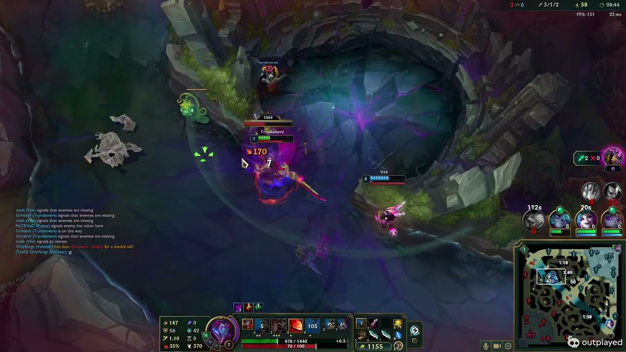 Top lane Tryndamere VS Yasuo