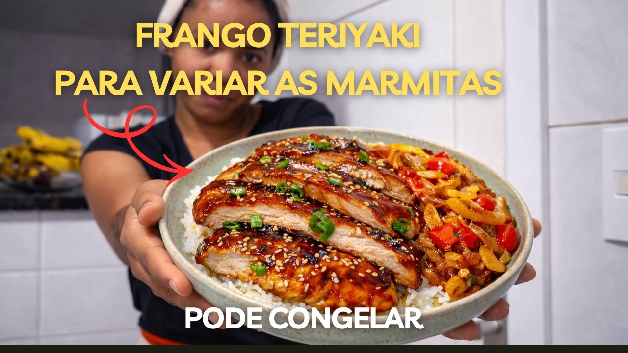 FRANGO TERIYAKI FÁCIL E RÁPIDO/RECEITA PRÁTICA PRA VARIAR O DIA A DIA