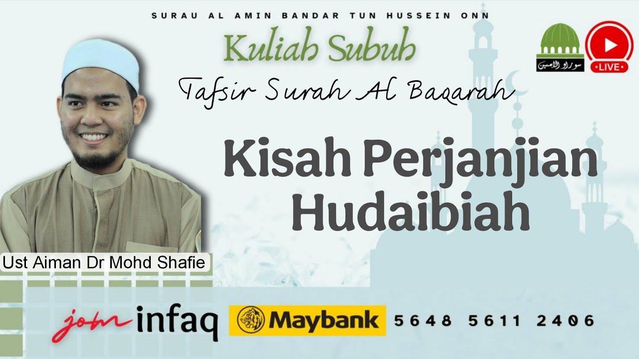 Kisah Perjanjian Hudaibiah|  Al Baqarah Ayat 114 | Ust Aiman Dr Mohd Shafie