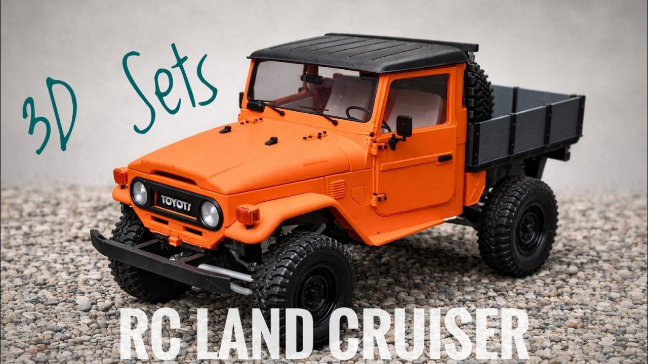 3D tištěný Land Cruiser hotový! | BAMBOO od 3D Sets
