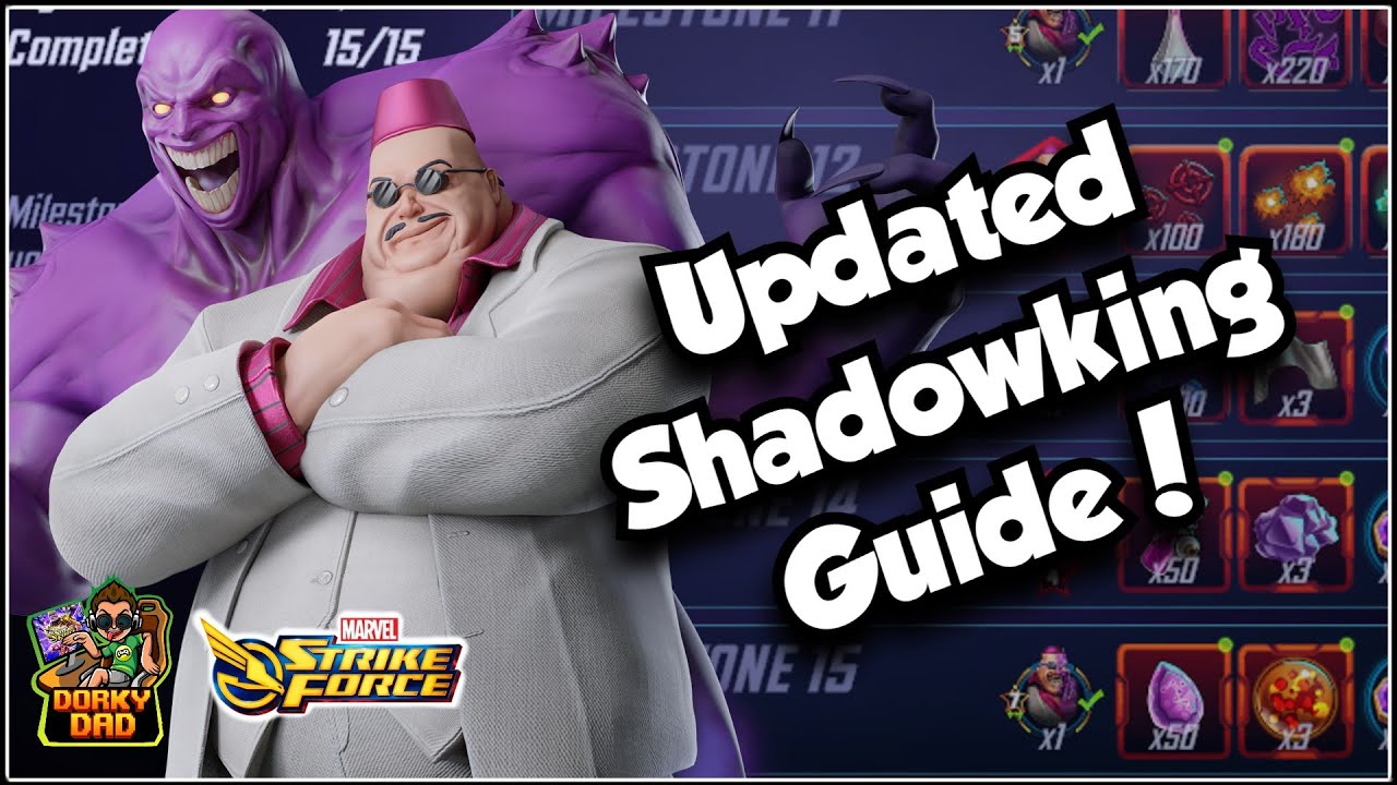 Updated Shadow King Guide! | Best New Characters With Gameplay Walkthrough! | Marvel Strike Force