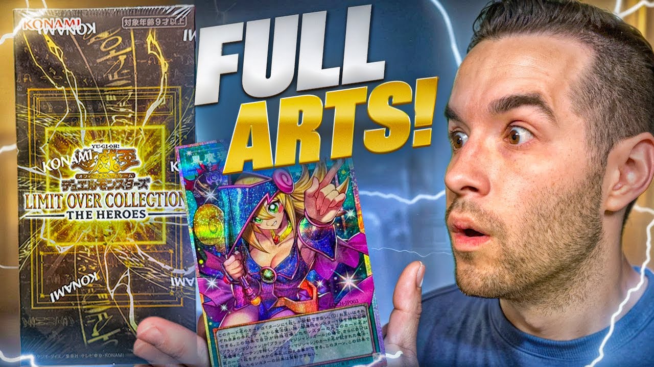 Opening The First Ever Yugioh FULL ARTS - INSANE CARDS!