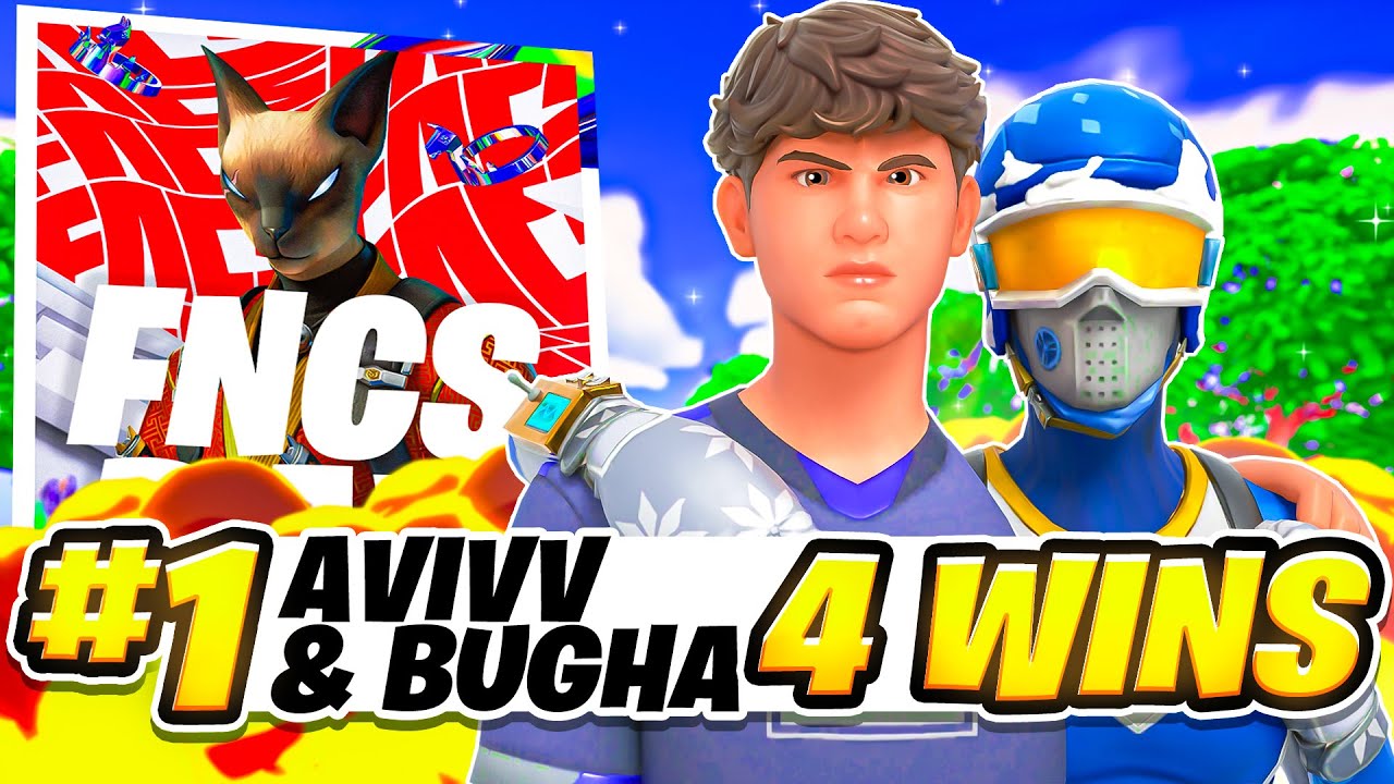 1ST PLACE FNCS SEMI FINALS (4 WINS) 🏆 w/Bugha | Avivv