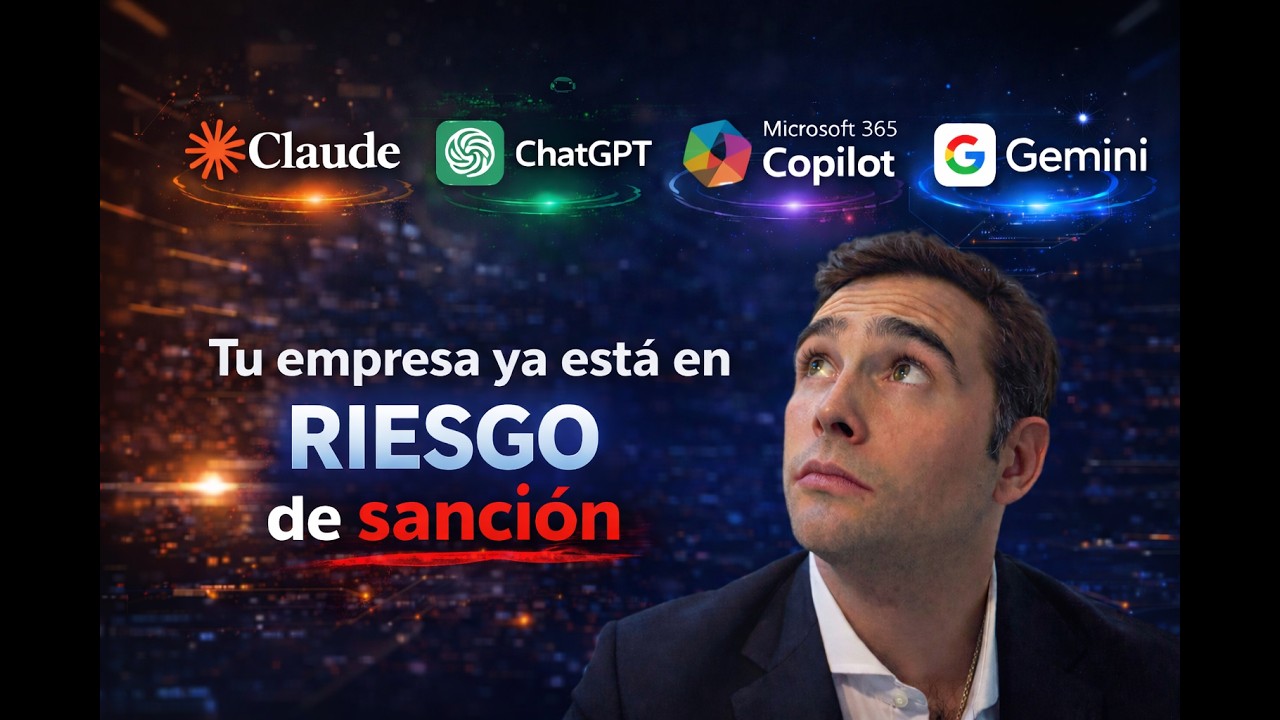 Las sanciones ocultas de usar la IA en tu empresa (ChatGPT, Copilot, Gemini y RGPD)