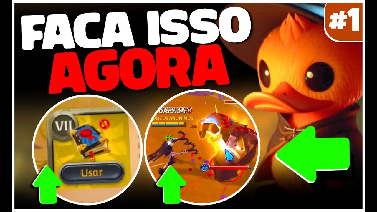 FAÇA ISSO para ter o MELHOR COMEÇO no Albion Online🦆Do ZERO a PREMIUM -