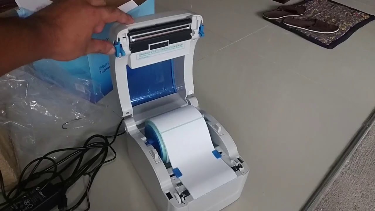 Unboxing and Installation Gprinter GP 1324D  Thermal Printer THERMAL STICKER BARCODE PRINTER