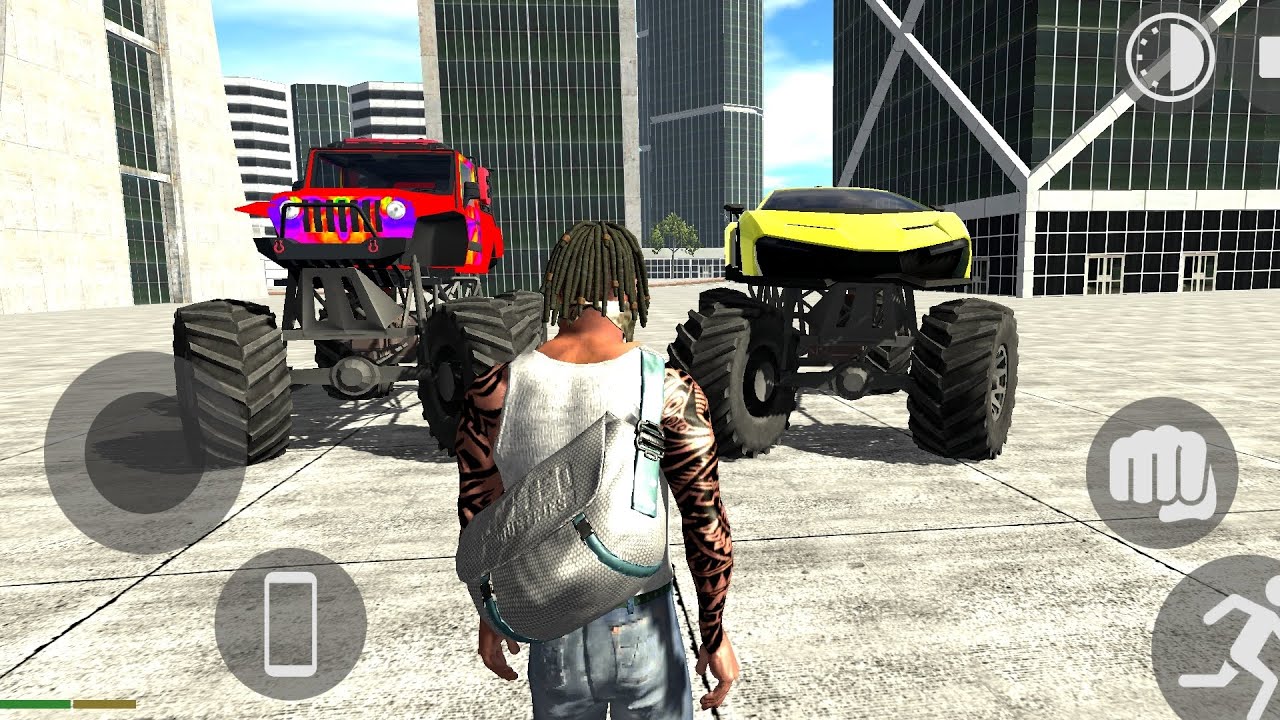 Thar monster truck VS Lambom monster ty😈💪🏁