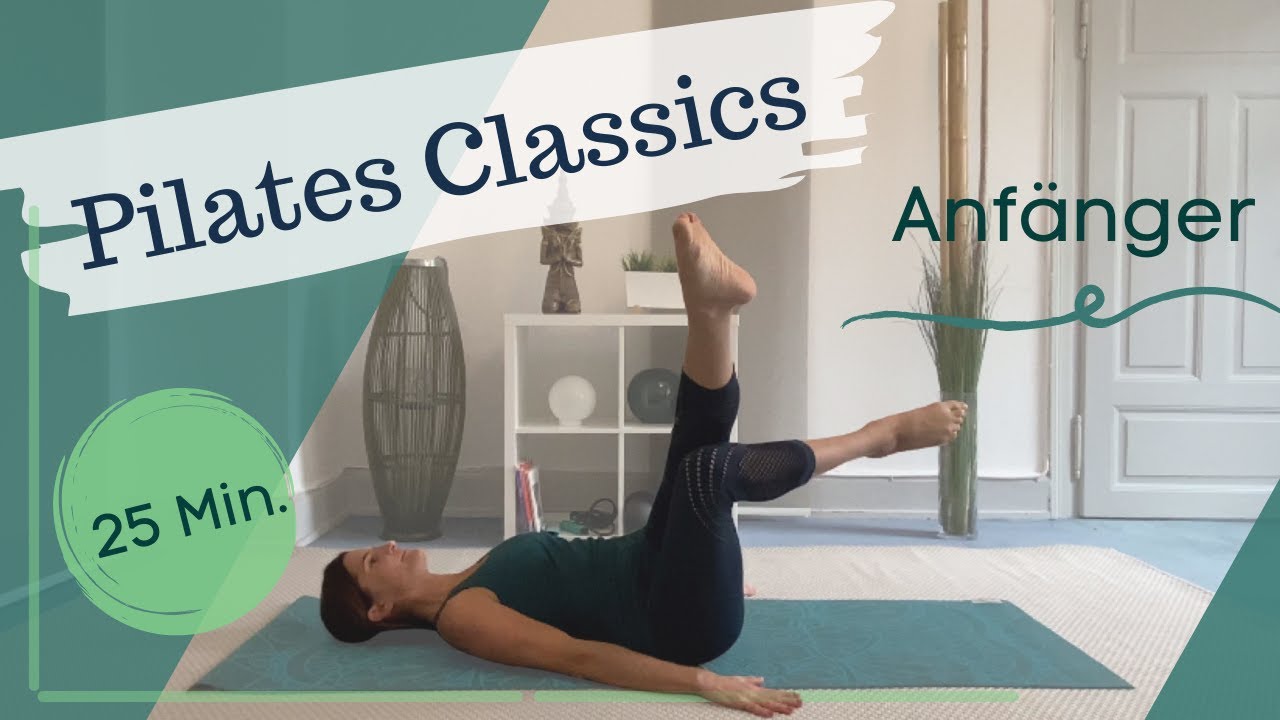 Pilates für Anfänger | 25 Min Ganzkörper Lockdown Workout  für Zuhause [ Deutsch ]