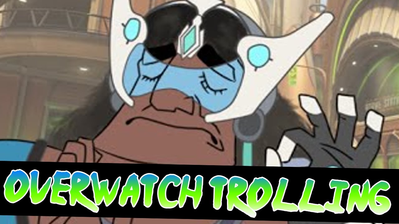 When Overwatch is for trolls ( Overwatch funny moments, trolls, bugs and fails )