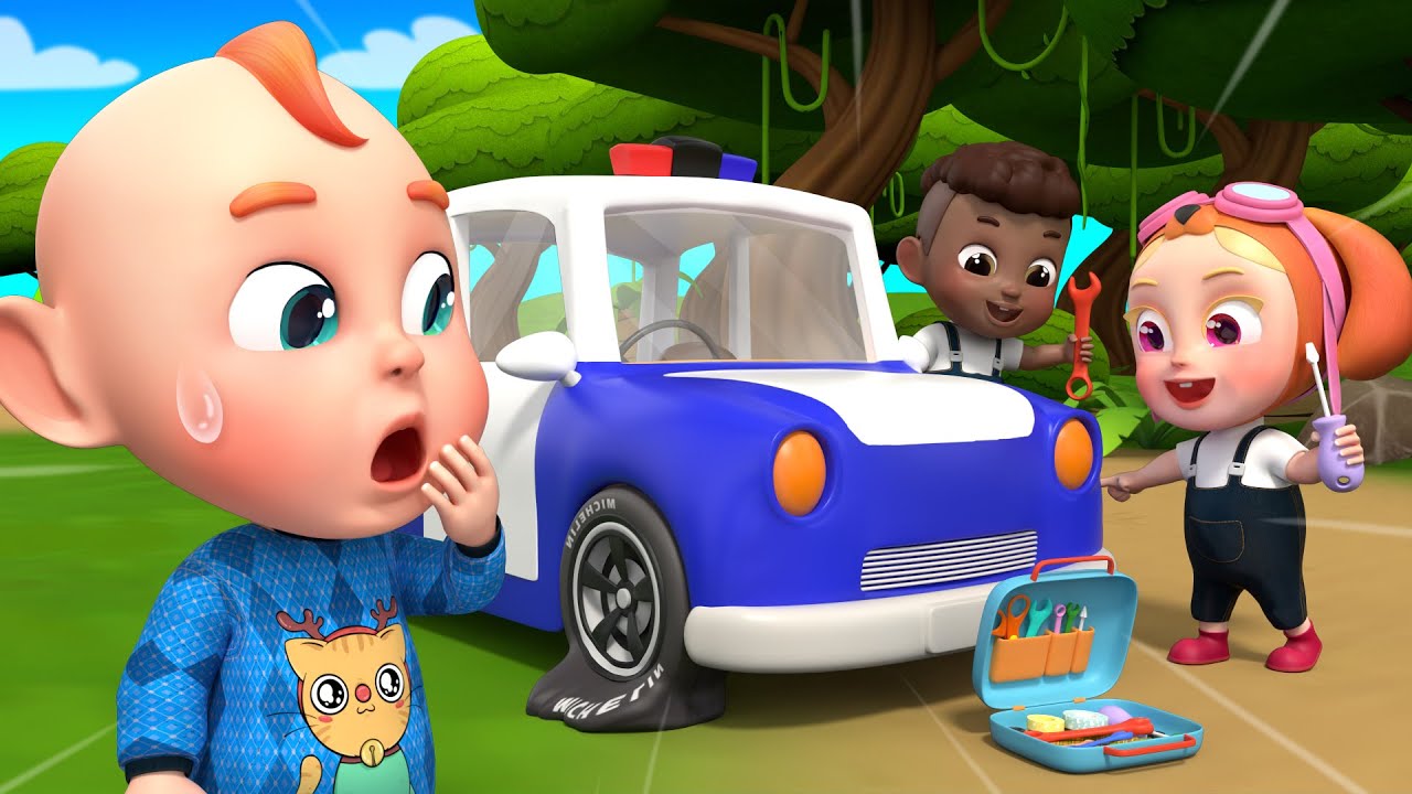 Fire Truck, Police Car, And Ambulance Fixing🚓 | Fun Repair Song for Kids | Rosoo Nursery Rhymes
