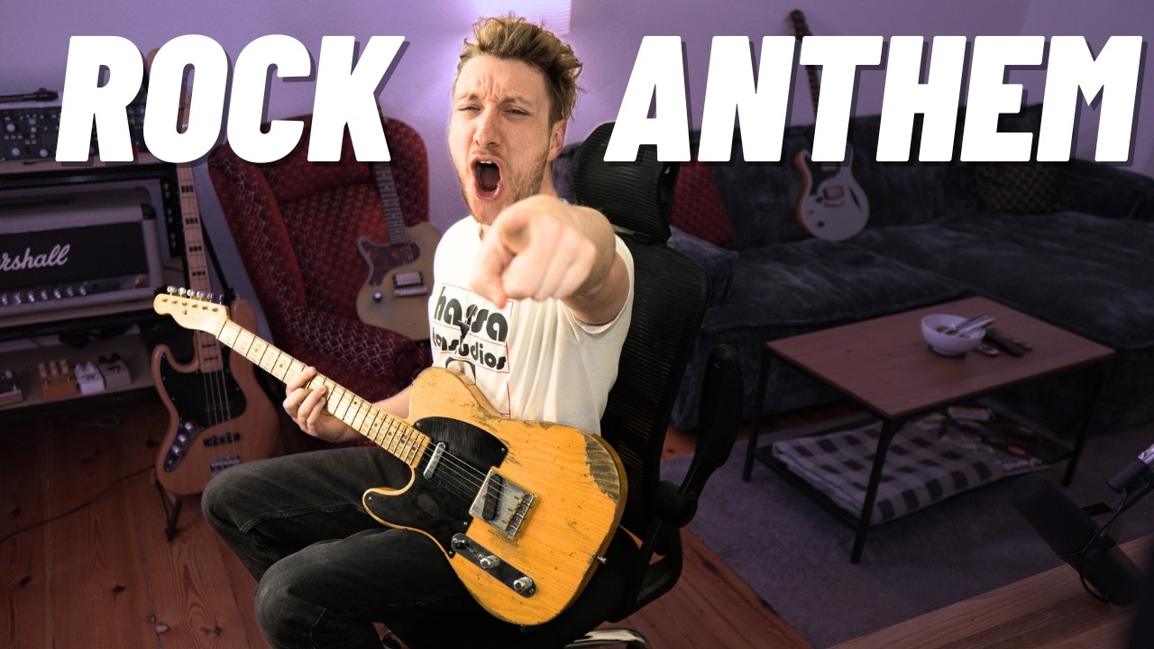 I turned a groovy Guitar Riff into a Rock Anthem