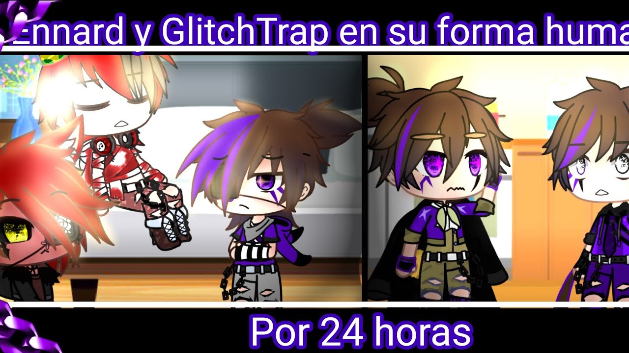 Ennard y GlitchTrap en su forma humana por 24 horas. (Parte 1) //•Funtime_Nightmare•//