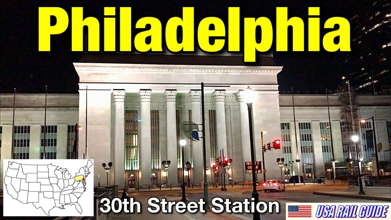 [ USA Station ] Amtrak Philadelphia, Pennsylvania 30th Street Station 4:30am