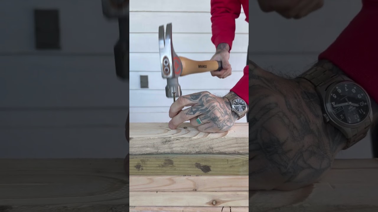 Finally giving a wood handle hammer a shot