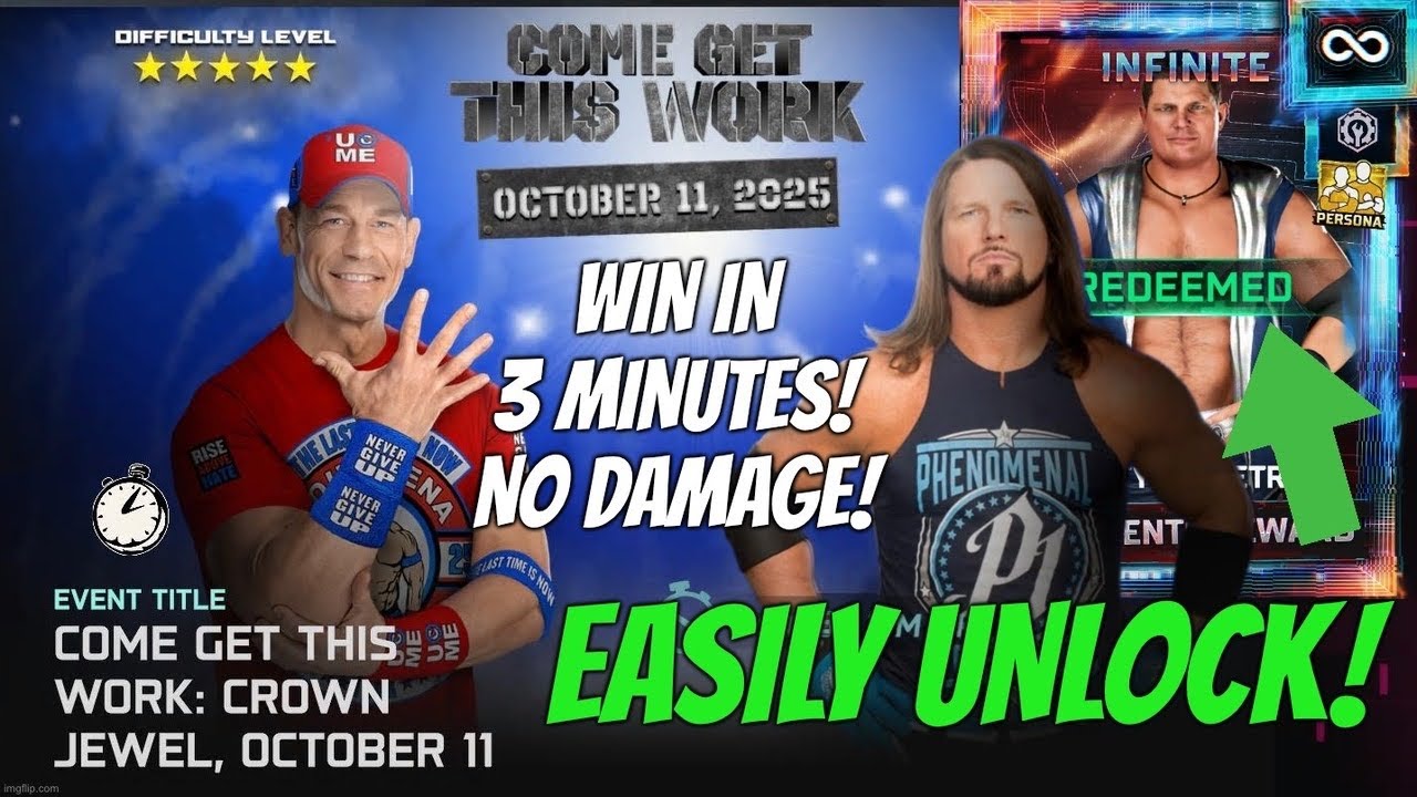 Easy Guide to Unlock Infinite Retro AJ Styles! - WWE 2K25 MyFaction