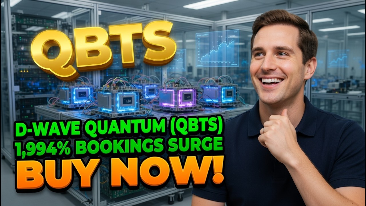 D-Wave Quantum (QBTS) 1,994% Bookings Surge - Buy Now! QBTS Stock Analysis