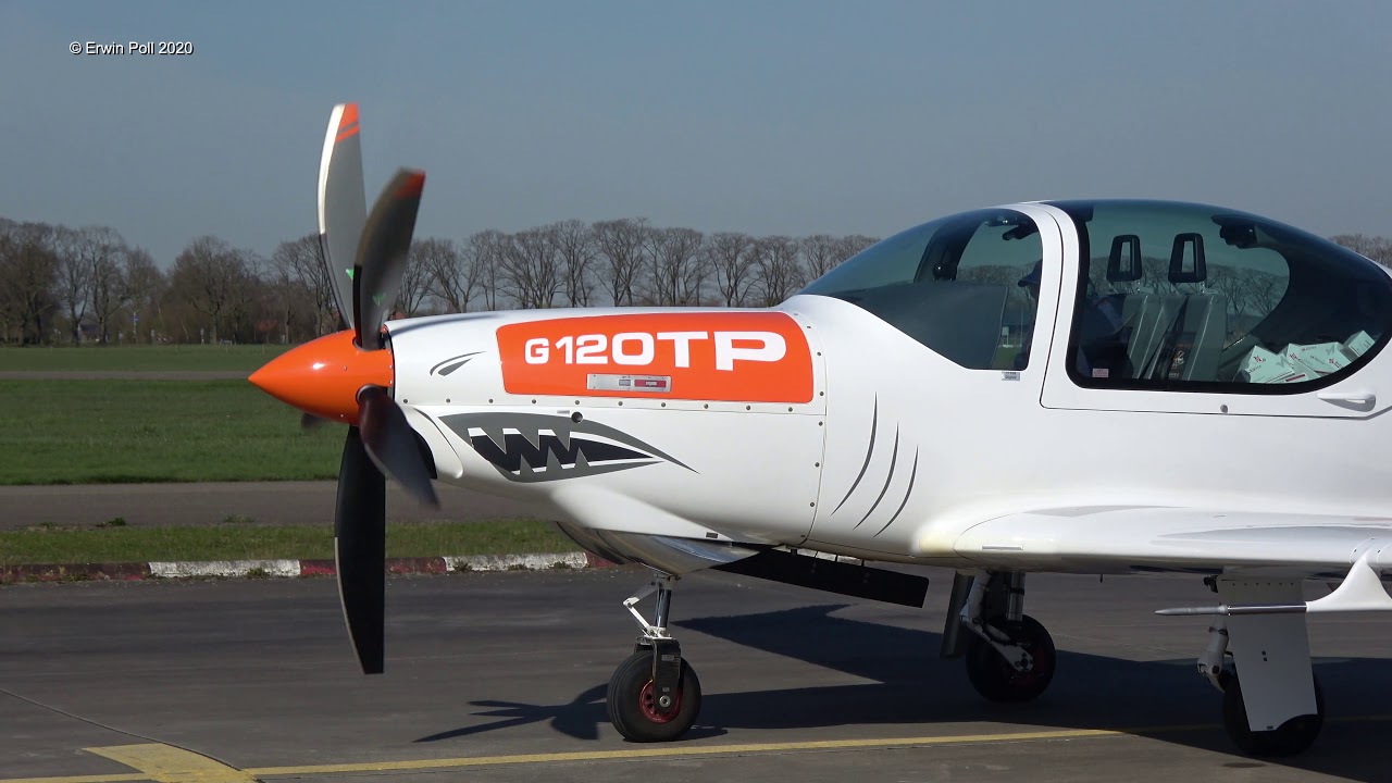 OE-AGT Grob Aircraft Grob G120TP Teuge Airport Holland 24-03-2020