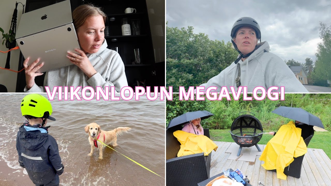 TOUHUKAS VIIKONLOPPU | makkaran grillausta vesisateessa 😅